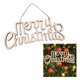 thumbnail image 4 of Feliz Navidad Adornos colgantes de madera calada para puerta, regalos artesanales, decoración para árbol de Navidad (2), 4 of 7