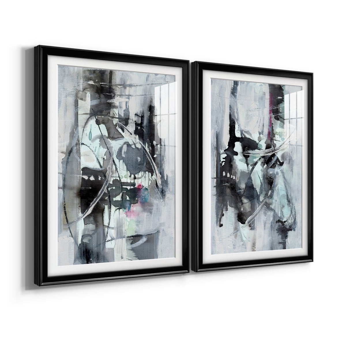 Wexford Home Indian Lore I Premium Framed Print, 22.5" x 30.5" - Ready to Hang, Black (Set of 2)