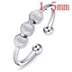 thumbnail image 1 of Anillo de cuentas redondas giratorias de doble capa, anillo de descompresión de ansiedad femenina, pulsera de moda con personalidad femenina, 1 of 5