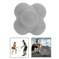thumbnail image 3 of Reaction Ball Training Ball and Sensitive Agility Trainer Hexagonal Ball Coordination Trainer for Baseball Basketball Boxing Football Gray, 3 of 10
