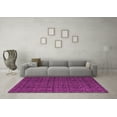 thumbnail image 3 of Ahgly Company Indoor Round Abstract Pink Modern Area Rugs, 7' Round, 3 of 4