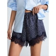 thumbnail image 4 of Devil Wears Prada Scoop Collection Women's Lace Trim Shorts, 4'' Inseam, Sizes XS-XXL, 4 of 5