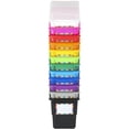 thumbnail image 3 of Really Good Stuff Rainbow Organizing Bins, Premium Plastic Book Holders With Name Labels, Vertical Storage & Organization for Classroom & Home, Color, 3 of 9