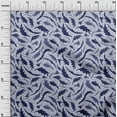 thumbnail image 3 of oneOone Viscose Chiffon Navy Blue Fabric Asian Block Sewing Material Print Fabric By The Yard 42 Inch Wide, 3 of 4