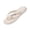 Beige, variant on Women Letter Printed Vertical Rib Thong Flip Flops Thick Cushioned EVA Plus Size Non Slip Waterproof Indoor Outdoor Beach Summer Casual Slippers