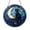 Acrylic 3.5 Inch, variant on Crescent Moon Cat Stained Glass Suncatcher Window Hanging Ornament, Cute Feline Night Sky Glass Art Panel for Window Decor Gift