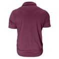 thumbnail image 4 of Men's Polo Shirts with 2 Pockets Short Sleeve Quick Dry Casual Sports Outdoor Golf Shirt for Men Basic T-Shirt Tops, XL, 4 of 6