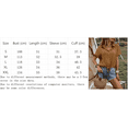 thumbnail image 2 of Women's Solid Color Button Up Cardigan Lace-up Short-sleeved Shirt, 2 of 2
