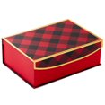 thumbnail image 1 of Hallmark 13" Medium Holiday Gift Box (Red Buffalo Check), 1 of 4