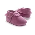 thumbnail image 3 of Unisex Baby Soft Sole Tassels Crib Shoes Moccasins Loafers, 3 of 5