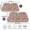 thumbnail image 3 of Haiem Hawaiian Style Car Windshield Sun Shade - Blocks UV Rays Sun Visor Protector, Sunshade to Keep Your Vehicle Cool, Universal Fit SUV Van Sedan-Medium, 3 of 7