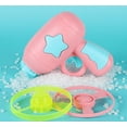 thumbnail image 3 of Juguetes amarillos para niños, pistola de eyección de libélula de bambú luminosa, platillo volador con Flash giratorio, 3 of 5