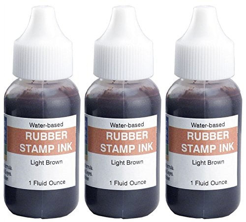 Infusion 8" x 12" Extra Large Industrial Stamp Ink Pad, Your Go to Large Stamp Ink Pad for Bright Color, Even Coverage and Durability, Light Brown Stamp Pad