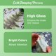 thumbnail image 4 of Adhesivo decorativo de pared Lilacanthara, pino, color verde, vinilo PVC, 4 of 7