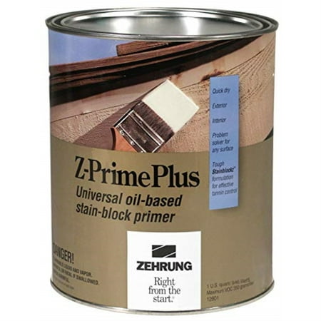 Zehrung 12804 1 Quart Z-Prime Plus Universal Oil Based Stain Block Primer