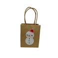 thumbnail image 3 of Hallmark 4" Christmas Mini Gift Bags for Gift Cards, Snowman, Wreath, Pattern and ' Feelin' Jolly' designs (12 Count), 3 of 6