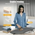thumbnail image 6 of Retractable Ironing Board Closet Pull-Out Foldable Iron Board Closet Sliding Out with Ironing Cover Ironing Station in Cabinet Gray, 6 of 8