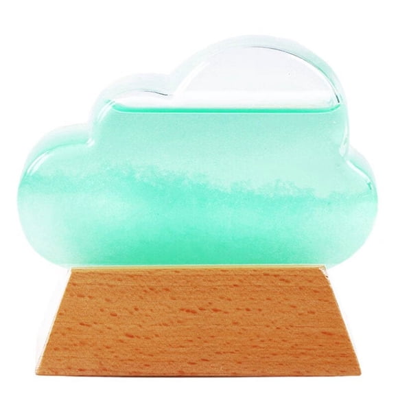 Météo Décor de Prédicteur Météos Décor de Prédicteur Nuage en Forme de Haute Clarté Base Stable Météos Créatives Prévision Ornement de Bouteille pour la Maison