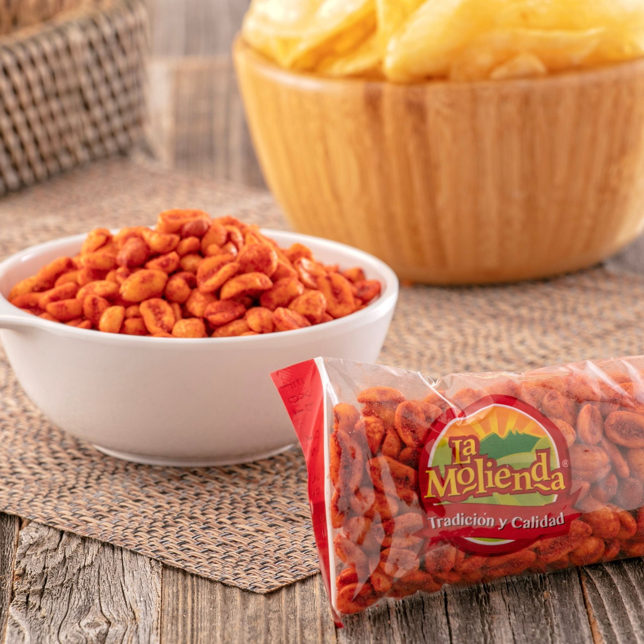 La Molienda Spicy Peanuts, Mexican Traditional Nut Treat, 6.3 oz