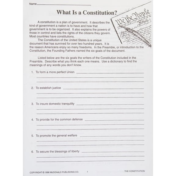 Pre-Owned The Constitution (Paperback) 9781557085344