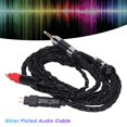 thumbnail image 1 of Fyydes Audio Cable for ,Auxiliary Cable,Double Needle 8 Core Balanced OCC Silver Plated Audio Cable for HD600 HD580, 1 of 8