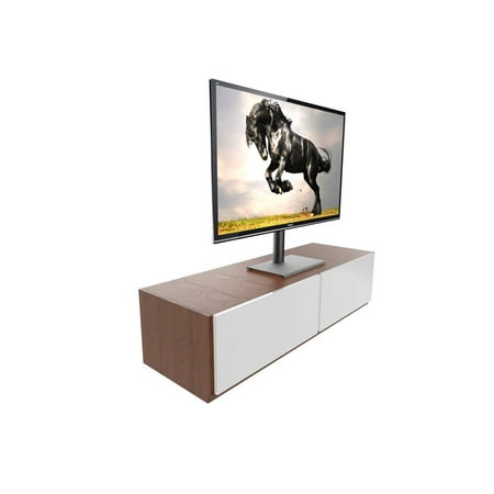 Kanto - Tabletop TV Stand for Most Flat-Panel TVs Up to 65" - Black