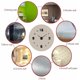 thumbnail image 5 of Reloj de pared DIY, reloj de pared grande silencioso moderno DIY, pegatina 3D, regalo de decoración para el hogar y la oficina (tamaño 90 cm1,8 m, tamaño autoajustable) (negro) esquí esquí Gafas de esquí, 5 of 5