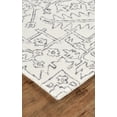 thumbnail image 3 of Natal Modern Medallion Rug, Ivory/Charcoal, 8ft x 10ft Area Rug, 3 of 7