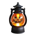 thumbnail image 3 of Kmdttou Solar LED Lights Outdoor Halloween Lantern Halloween Decor Retro Decor Battery Lantern Flameless LED Candle Lantern Halloween Vintage Lantern Handheld Halloween Lamp, 3 of 7