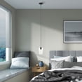 thumbnail image 2 of Livex Lighting, 41240-04, Avery, Mini Pendant, Black with Brushed Nickel Accent, 2 of 10