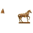 thumbnail image 1 of Figura de caballo del Corazón de Jesús, escultura coleccionable de animal de resina grabada para decoración de pasillo, dormitorio, oficina y, 1 of 8