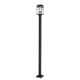 thumbnail image 4 of 1 Light Outdoor Post Mounted Fixture In Outdoor Style-111.5 Inches Tall And 9.25 Inches Wide Z-Lite 596Phms-536P-Bk, 4 of 5