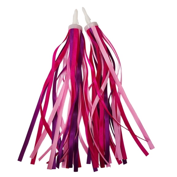 For Kids Bicycle Handlebar Streamers Colorful Tassels For Children Bike Scooter Soft Plastic Material Easy Installation