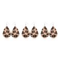 thumbnail image 1 of Sonducket 1 par de pendientes con estampado de leopardo geométrico de piel sintética adornos de joyería de moda accesorio de moda para mujeres y niñas Type1 NO1 Sonducket CBP233689, 1 of 6