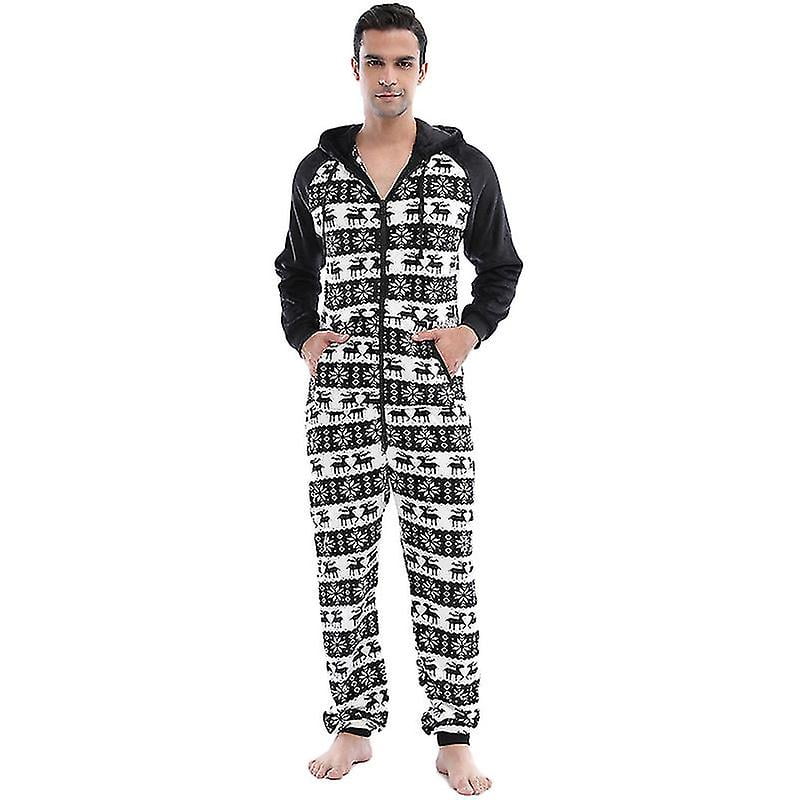 Mens flannel pajamas onesie sale