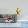 thumbnail image 2 of Portacorchos de vino,Soporte de metal para corcho de vino,tapón de vino,expositor,Escultura de pollo,Escultura de pollo,decoración del hogar,figura de gallo,Figura decorativa de gallo,estatua, 2 of 8