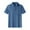 Blue, variant on Dagugfen Work Shirts for Men Short Sleeve Lapel V Neck Comfy Breathable Lightweight Business Casual Shirts Pocket