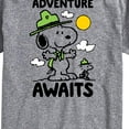 thumbnail image 3 of Peanuts - Adventure Awaits - Men's Short Sleeve Graphic T-Shirt, 3 of 6