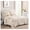 Brown Taupe, variant on Ultra Soft Silky Deep Pocket Rich Printed Bedding Rayon Derived from Bamboo All Season 6 Pieces Sheet Set with 4 Pillowcases, Simplify Modern Geometric Pattern King Size