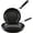 Onyx Black, variant on Hard Anodized Nonstick Frying Pans Set, 8.25 Inch and 10 Inch - Black