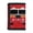 Red Fire Truck Theme, variant on POLERO Neon Soccer Print Easy to Clean Children's Wallet, Polyester Kids Trifold Wallet Slim Trifold Card Wallet for Outdoor Sports