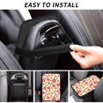 thumbnail image 6 of Bingfone Car Four-Season Universal Armrest Box Mat,Car Armrest Seat Cover Soft Leather Waterproof Armrest Cover Center Console Mat-Acorns And Autumn Leaves, 6 of 7