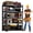 Black, variant on 3-Tier Heavy-Duty Metal Garage Storage Shelves, 36" H x 36" W x 16" D, White, Adjustable