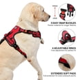 thumbnail image 4 of Arnés para perros NESTROAD, chaleco Oxford ajustable sin tirones, rojo XL, 4 of 8