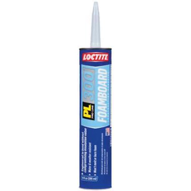 Loctite PL300 10 OZ Foam Board Adhesive Adheres Foam To All Types Of S