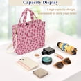 thumbnail image 5 of FORMRS Womens Corduroy Tote Bag Crossbody Shoulder Handbag with Pocket, Strawberry Bliss, 5 of 7