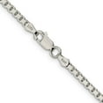 thumbnail image 3 of Auriga Fine Jewelry 925 Sterling Silver 2.5 mm Box Chain Necklace for Women 24", 3 of 6