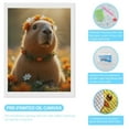 thumbnail image 3 of Diamond Art Kits for Adults - Capybara Flower Crown Sunshine 5d Diamond Painting for Adults, Diamond Art for Adults Beginners, Frameless Diamond Painting Kits for Adults for Home Wall Decor, 3 of 7