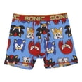 thumbnail image 5 of Sonic the Hedgehog Modern All-Over Prints Boys' Boxer Briefs Multipack (5 Pack) -Medium (8), 5 of 7