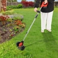 thumbnail image 4 of Cordless String Trimmer & Edger, Electric Weed Trimmer, Battery Powered Weed Eater with 2 Li-on Batteries & Charger, 4 of 12